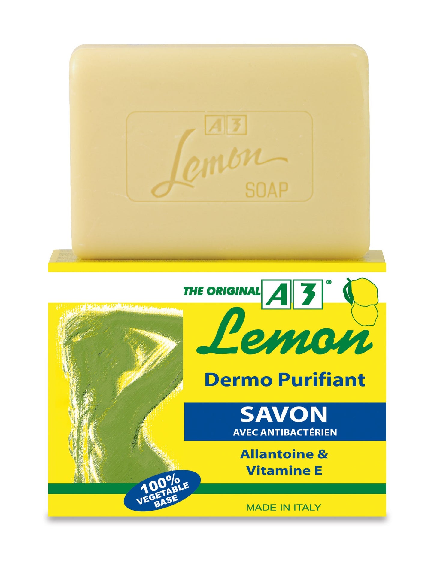 (COSMETICS SKIN CARE SOAP) A3 Lemon Soap Extra Forte 100 gr.
