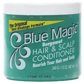 (COSMETICS HAIR CARE) BLUE MAGIC BERGAMOT SCALP & HAIR CONDITIONER 12 OZ