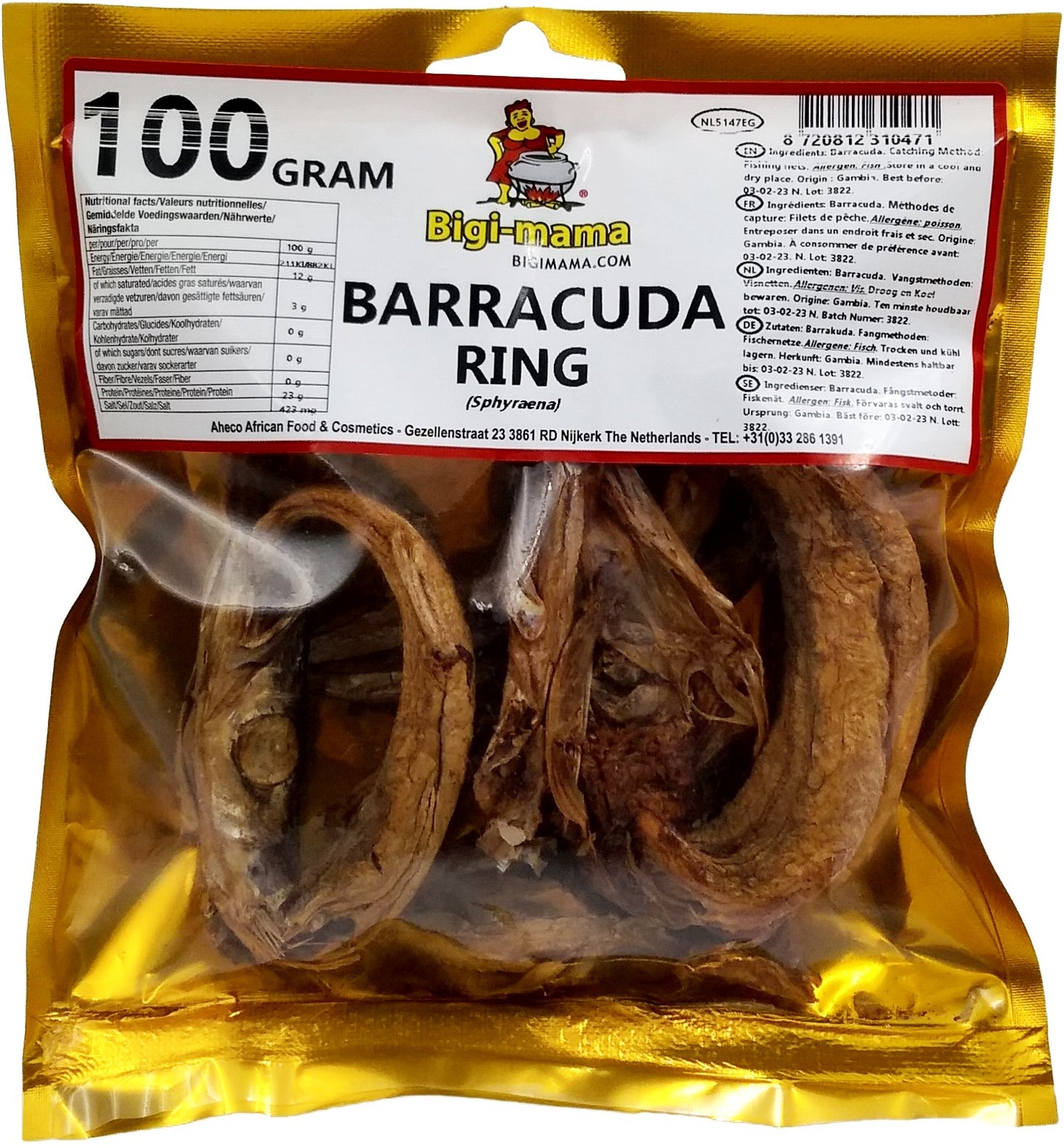 (FISH SMOKED) Baracuda Ring Smoked Pack 100 gr