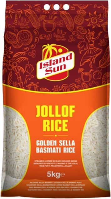 (RICE PARBOILED) Basmati Parboiled Sella Jollof Rice 5 kg.