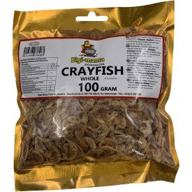 (FISH DRIED SEAFOOD) CRAYFISH WHOLE AFRICAN-STYLE x 100 GR