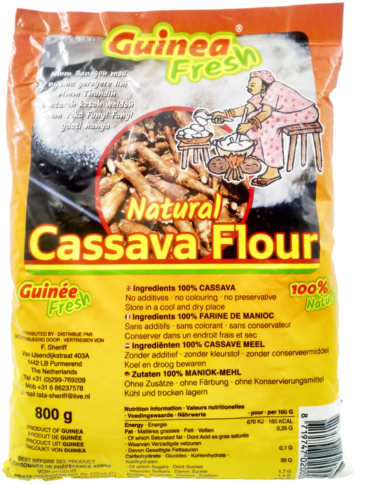 (FLOUR FUFU) Cassave Flour - Guinéa Fresh 800 gr.