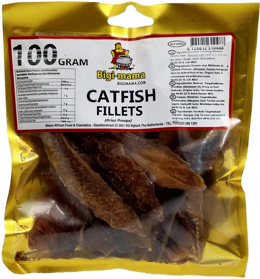 (FISH SMOKED) Catfish Fillet Smoked Bigi Mama BOX (10 x 100 gr.)