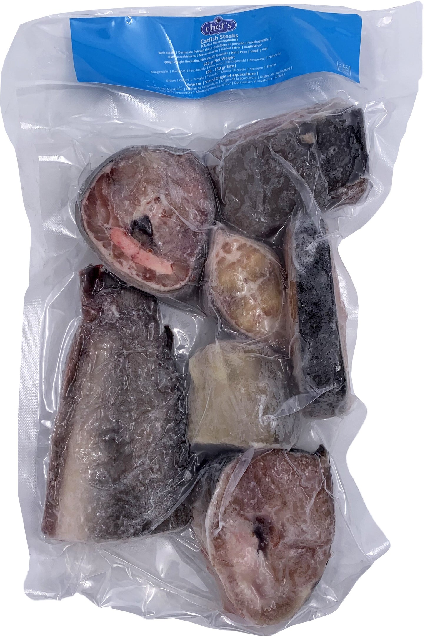 (FISH FROZEN) Catfish* Ngolo Black Steaks BOX 5 KG
