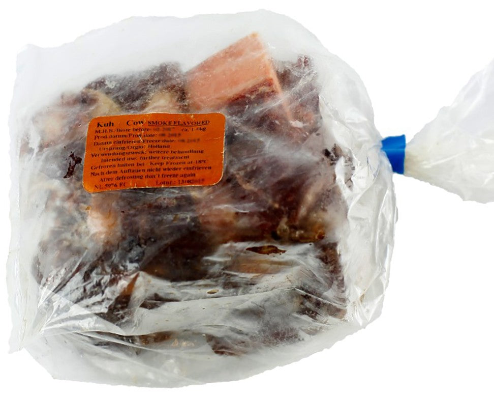 (MEAT COW) Cow Meat* Halal Pieces Smoked BOX 12 kg.