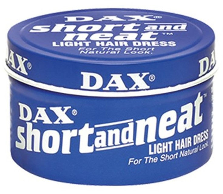 (COSMETICS HAIR CARE) Dax Short & Neat Blue Tin 3.5 oz.