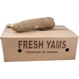 (ROOT VEGETABLE) FRESH PUNA YAMS (GHANA) BOX 20kg