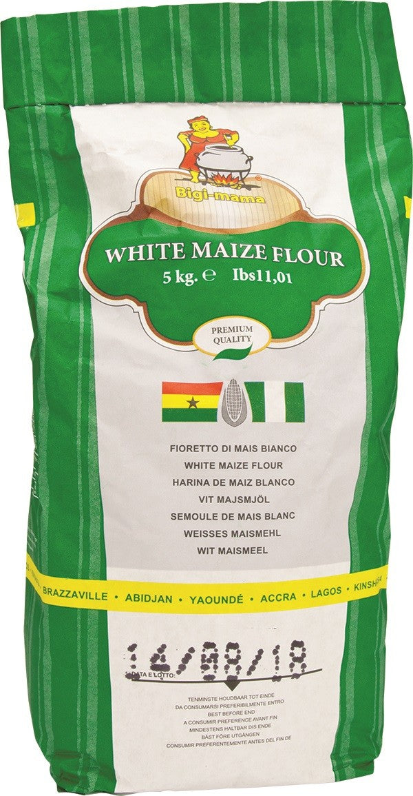 (FLOUR MAIZE) Fioretto Bigi Mama White Maize Flour 5 kg.