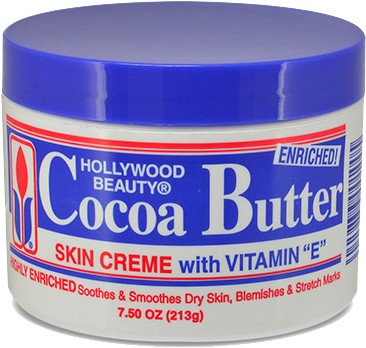 (COSMETICS SKIN CARE) Hollywood Cocoa Butter Skin Creme 7.5 oz.