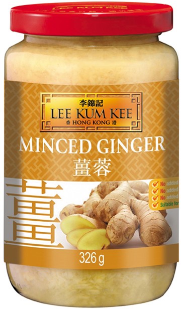 (GINGER MINCED) Lee Kum Kee Minced Ginger JAR 326 gr.