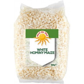 (CORN BROKEN) Maize Broken/Hominy White Valle Del Sole Packet 900 gr.