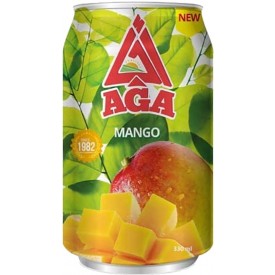 (DRINK JUICE) NATURAL MANGO DRINK (AGA) CRATE 24 x 330 ml