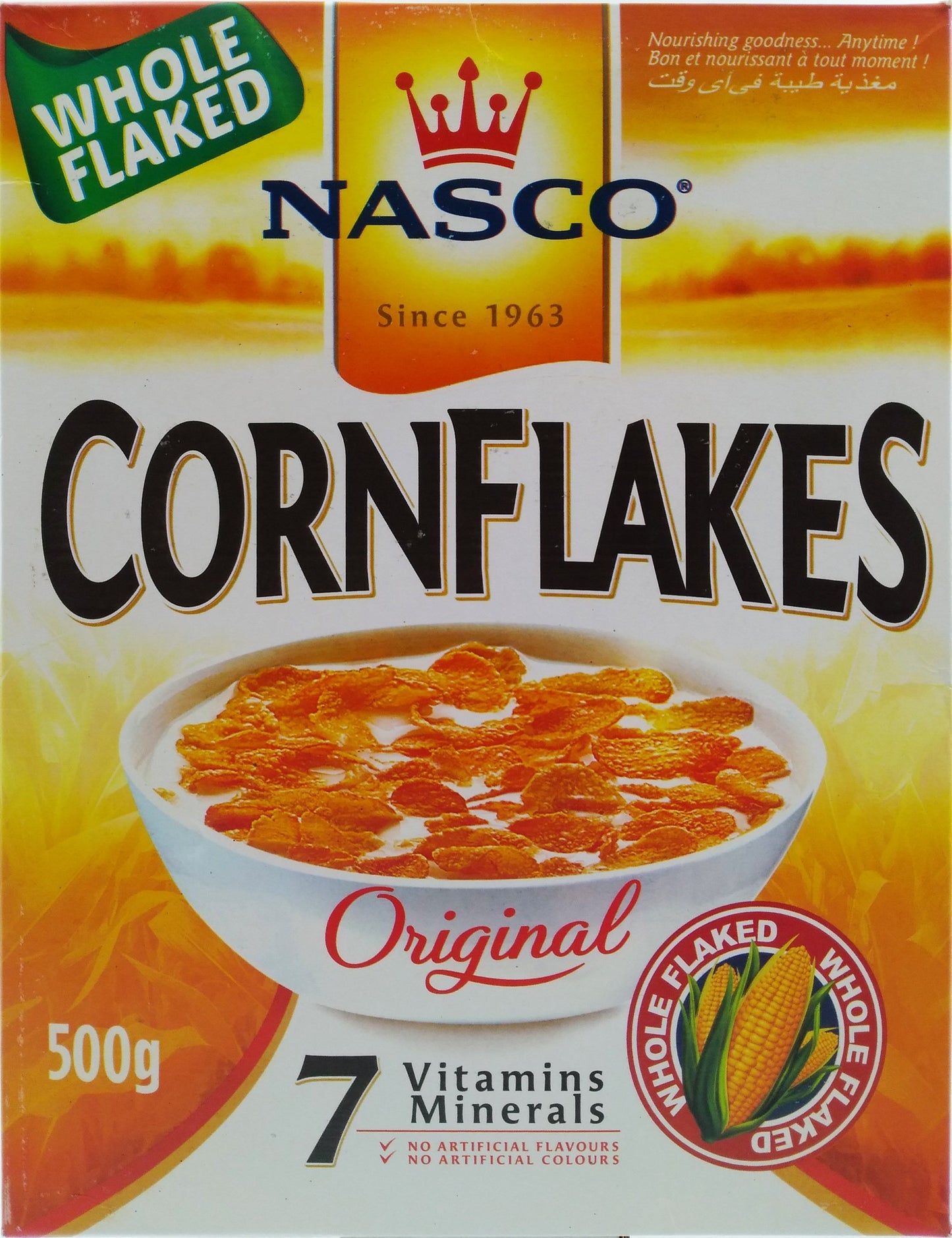 (CEREALS) Nasco Cornflakes Nigeria PACKET 500 gr.