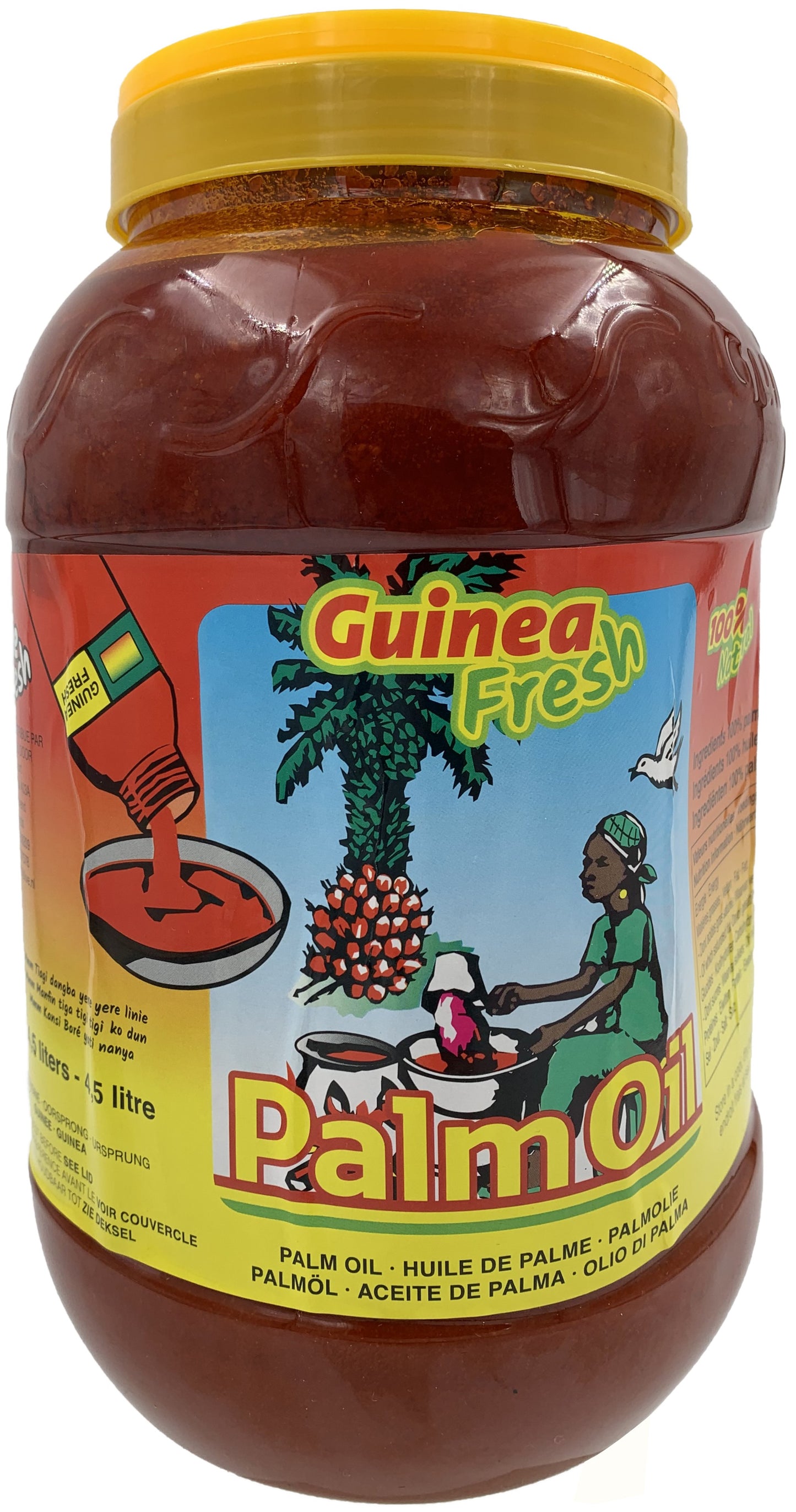 (COOKING OIL) PALM OIL (GUINEA) 4,5 Lit