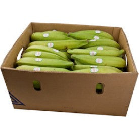 (FRUIT VEGETABLE) GREEN PLANTAINS (WABU) BOX 25 kg
