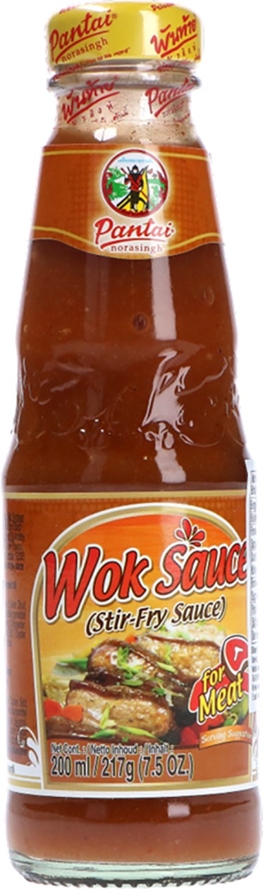 (CONDIMENTS STIR-FRY) Pantai Wok Sauce Stir-Fry for Meat BOX (12 x 200 ml.)