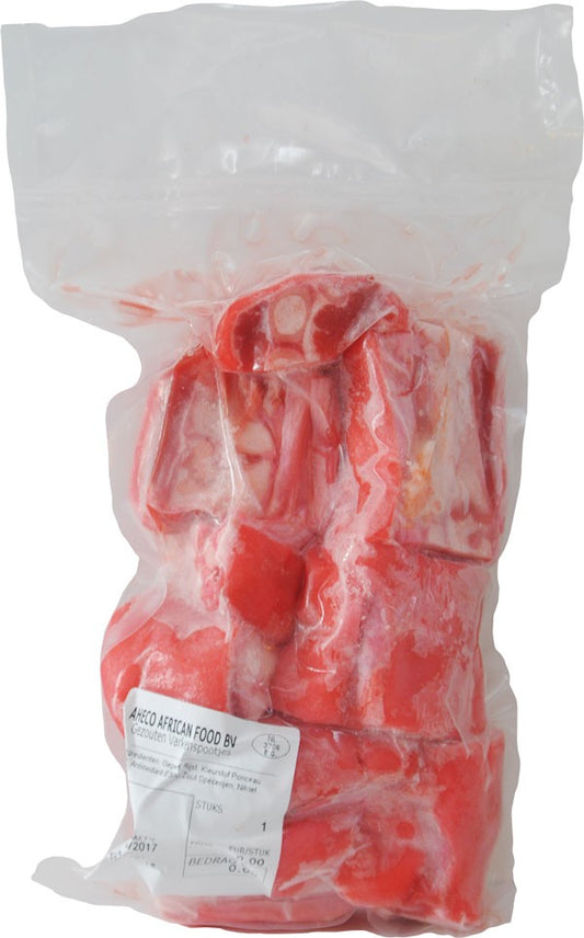 (MEAT PORK FEET) SALTED PORK FEET  Porck* Hindfeet Cut Pink Salted PACK 1 kg.