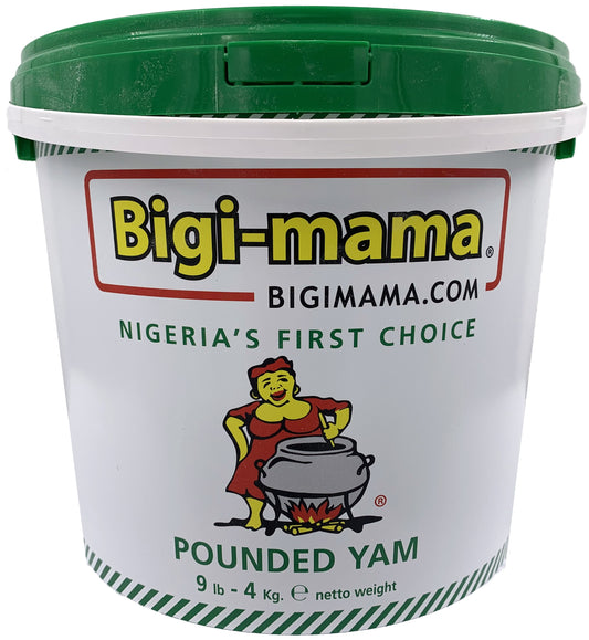 (FUFU FLOUR) Pounded Yam Bigi Mama Bucket 4 kg.