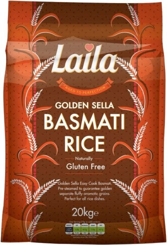 (RICE) Rice Basmati Parboiled Laila Sella 20 kg.
