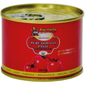 (CANNED TOMATO) TOMATO PASTE (BIGI MAMA) BOX 48 x 210 gr