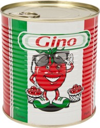 (CANNED TOMATO) Tomato Paste Gino BOX 12 x 800 gr.
