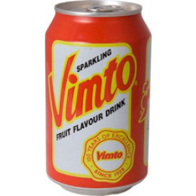 (BEVERAGE SODA) VIMTO RED CAN CRATE 24 x 33 cl