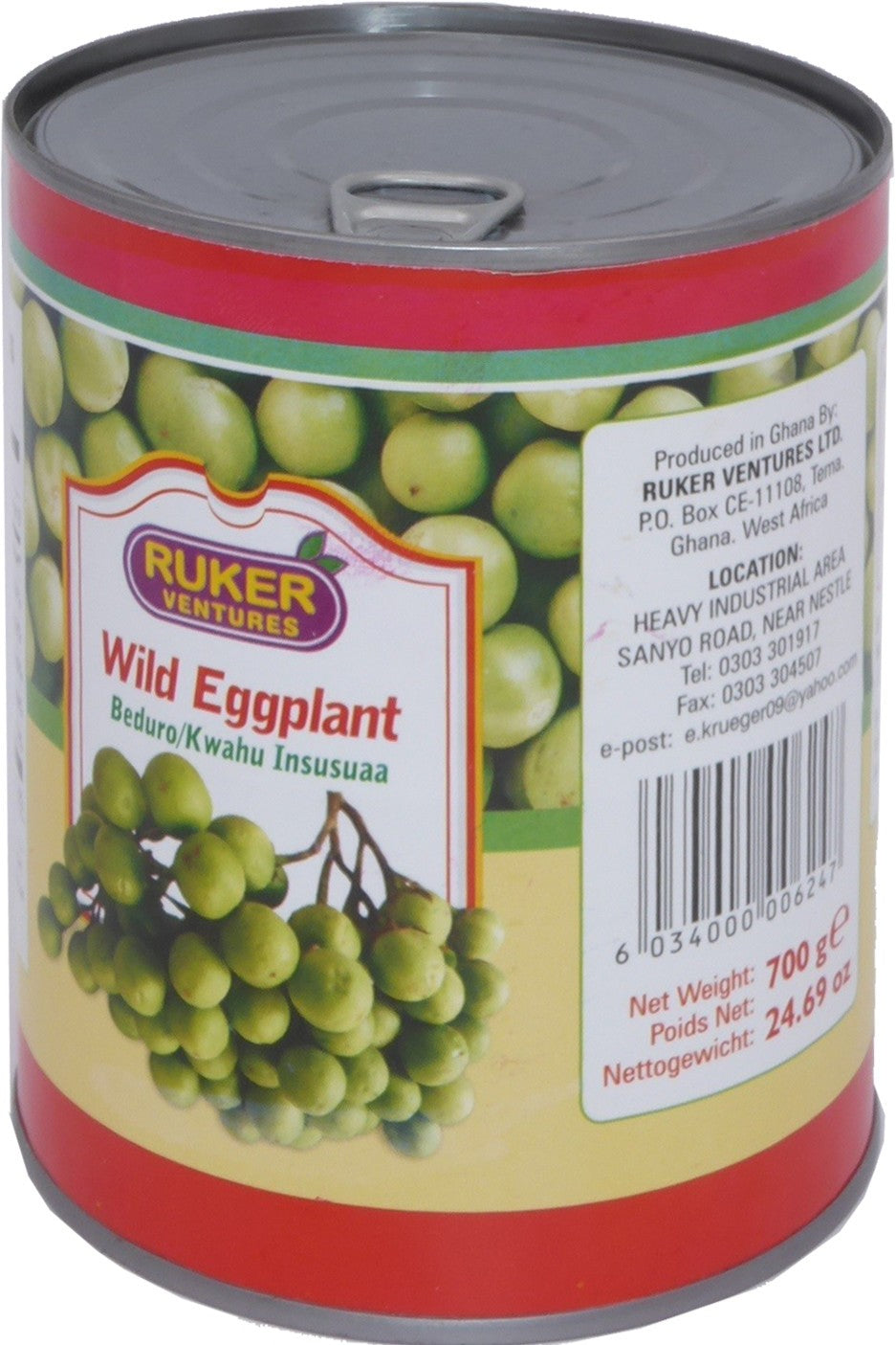 (CANNED VEGETABLES) Wild Eggplant Ruker 700 gr.